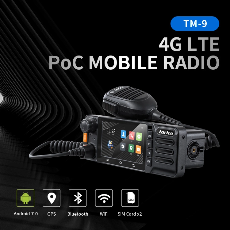 New Launch Walkie Talkie Inrico TM-9 Newest Dual Band Mobile Radio with dB25 Port