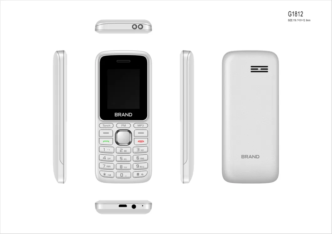 Factory 1.77inch TFT 2g Elderly Mobile Phone for Tecno Feature Phone