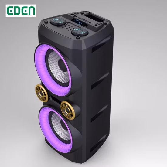 PA Multifunction Bluetooth DJ Karaoke Portable Wireless Professional Trolley Rechargeable with LED Light Speaker ED